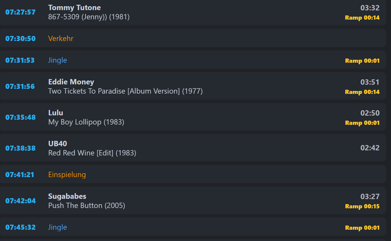 Audience mode for guests without station-internal information